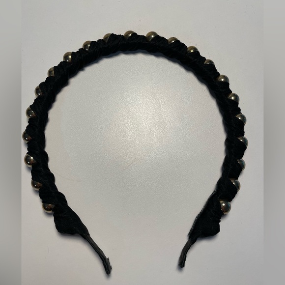 Black and Gold Headband - Picture 2 of 4